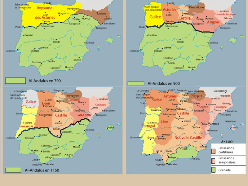 mapes del territori d'Al-Àndalus a www.libreria-mundoarabe.com mapes
